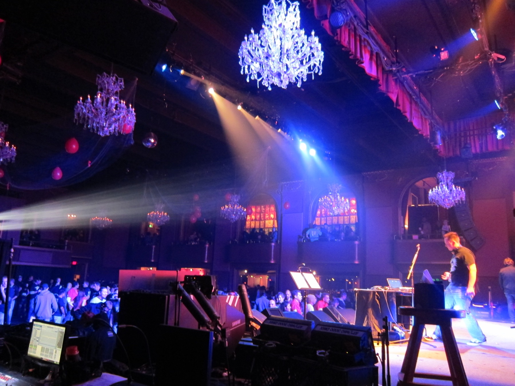 View from the stage at The Fillmore in San Francisco