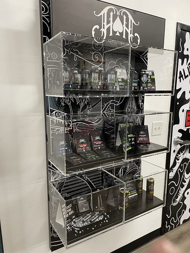 Heavy Hitters retail display installation